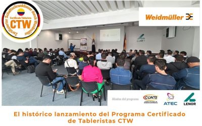 El histórico lanzamiento del Programa Certificado de Tableristas CTW Weidmüller Colombia
